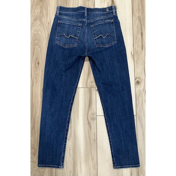 7 For All Mankind Josefina Button Fly Jeans Women’s Size 26 - Picture 5 of 14